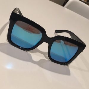 Quay Supine 63mm Square Sunglasses